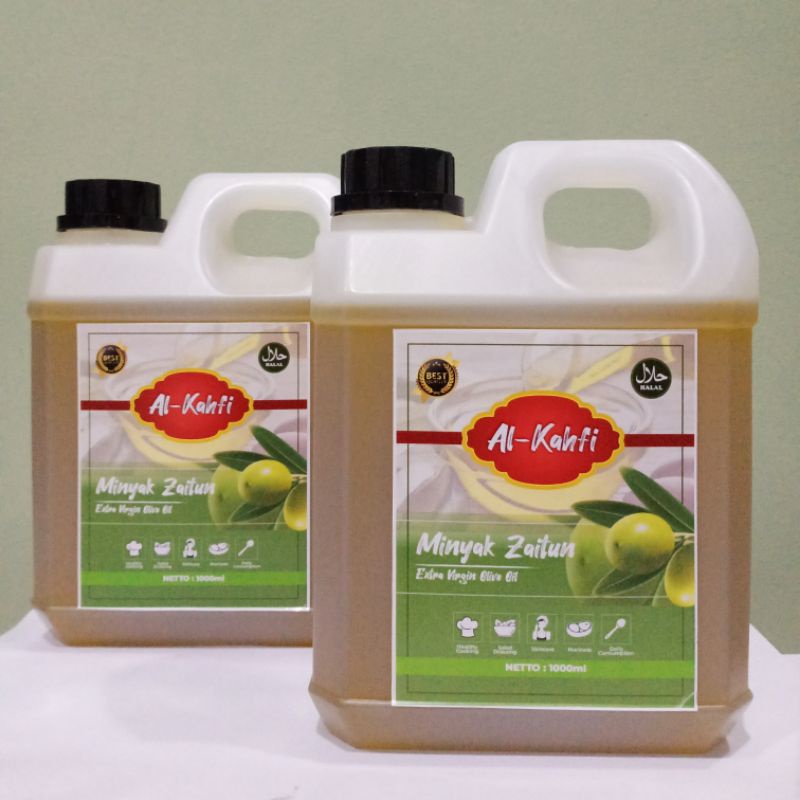 

Minyak zaitun alkahfi 1 liter zaitun extra virgin olive oil 1000ml