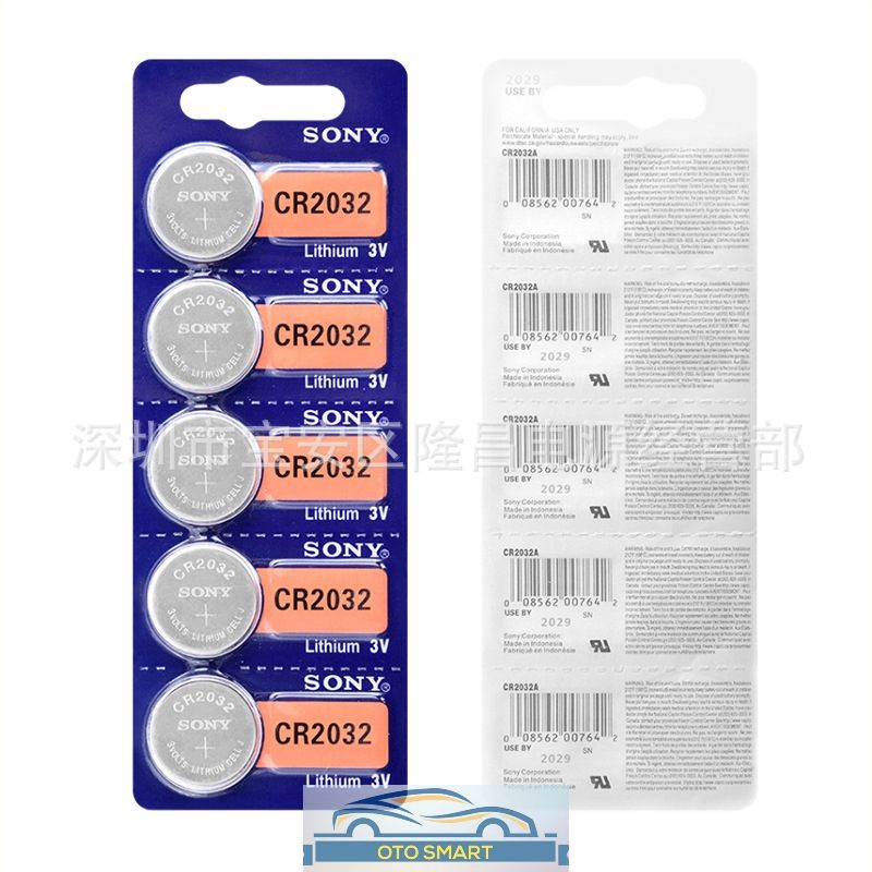 Baterai Kancing SONY CR 2032 / CR 2025 / CR 2016 Lithium 3V Button Cell Kancing BATRE Remot Mobil