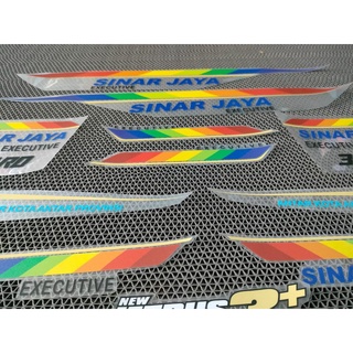 STRIPING VARIO LED 125 150 TRANSPARAN CUSTOM LIVERY BUS SINAR JAYA TAHUN 2017 #5