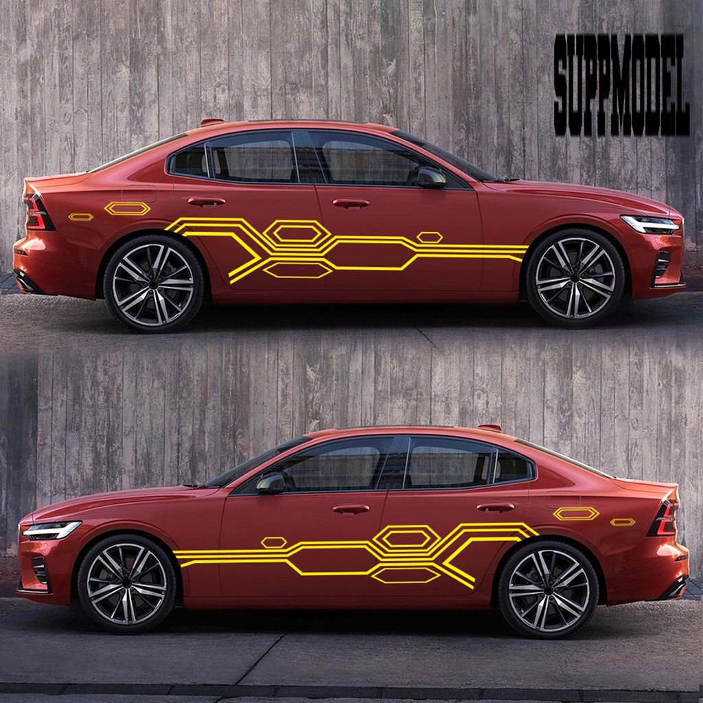 Stiker Decal Motif Tulisan Sport Tahan Air / Panas Untuk Dekorasi Pintu Samping Mobil DIY