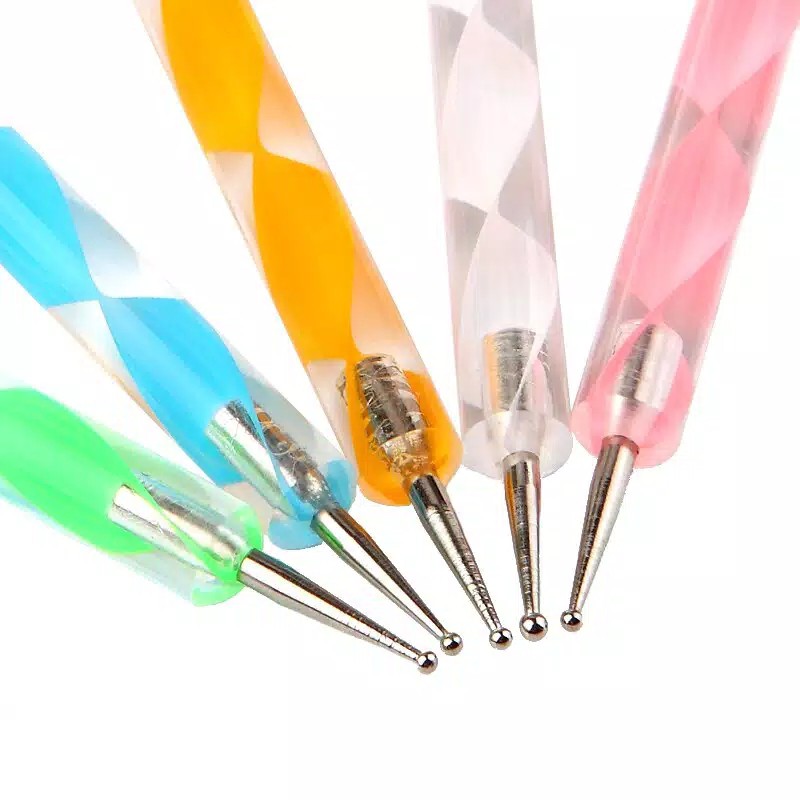 Dotting Pen (Isi 5pcs) / Dotting Nail Art Tools / Dot Dotting / Pen Dotting
