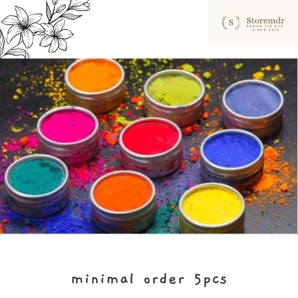 Pewarna 350ml Tie Dye remasol KIT ada 24 WARNA BARU