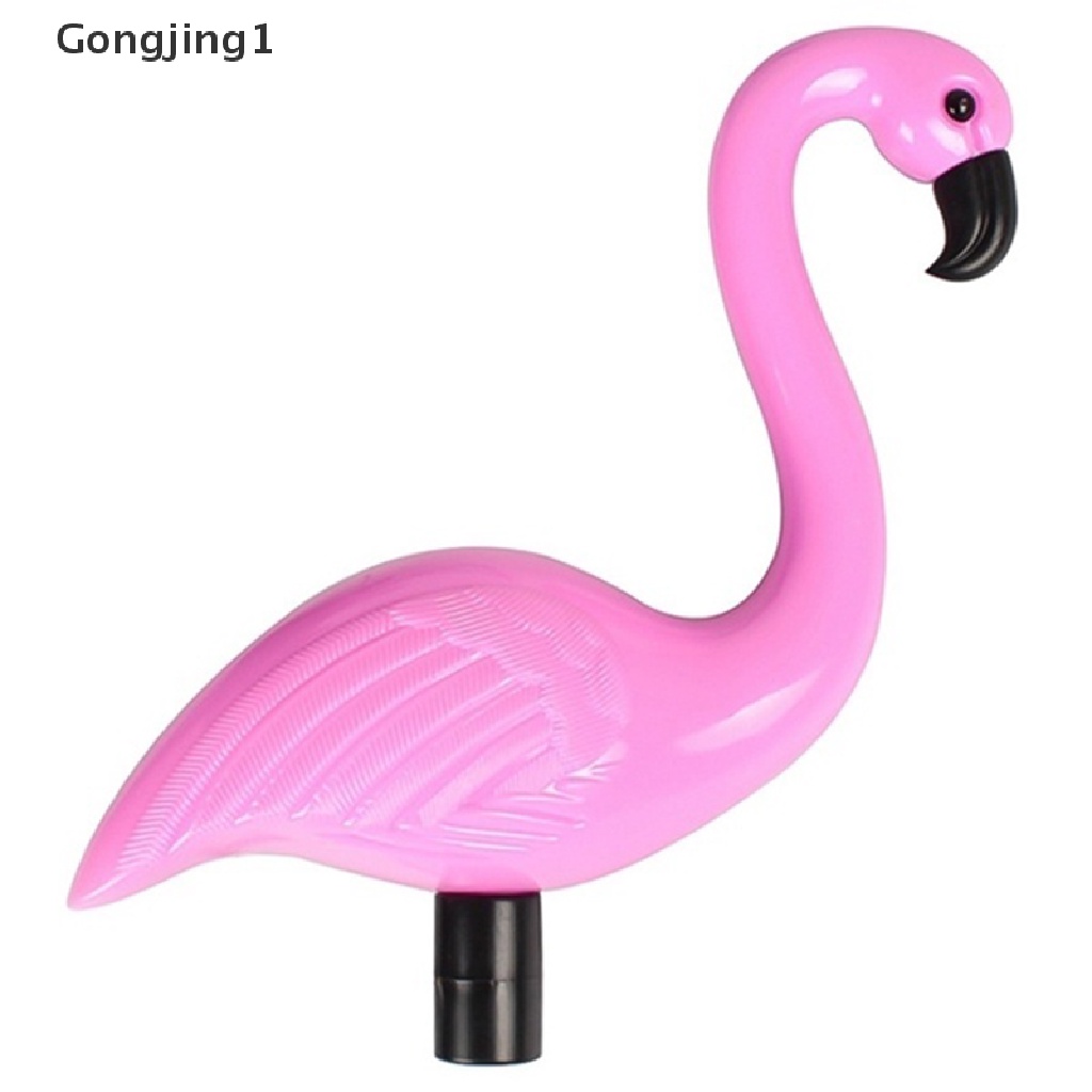 Gongjing1 Lampu Taman Led Tenaga Surya 3 Mode Bentuk Flamingo Untuk Outdoor