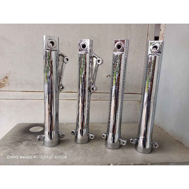 Botom bottom bumbung shock Megapro Primus original chrom