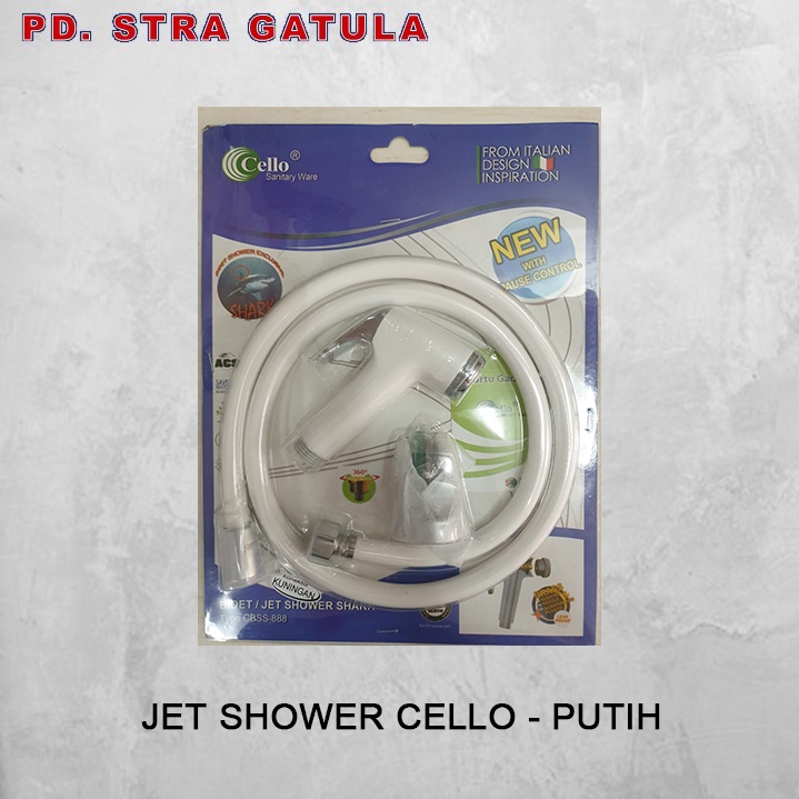 Jet Shower Putih Cello - Jet Shower Toilet - Jet Shower Kamar Mandi