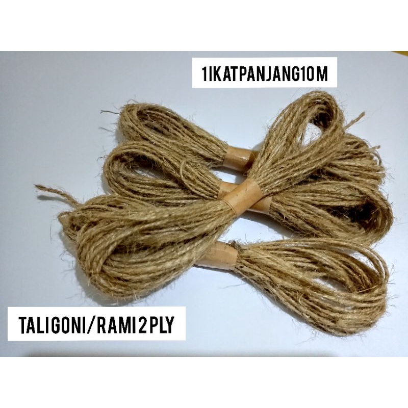 

Tali Rami /Goni ukuran 2 PLY Panjang (-/+ 10 Meter)