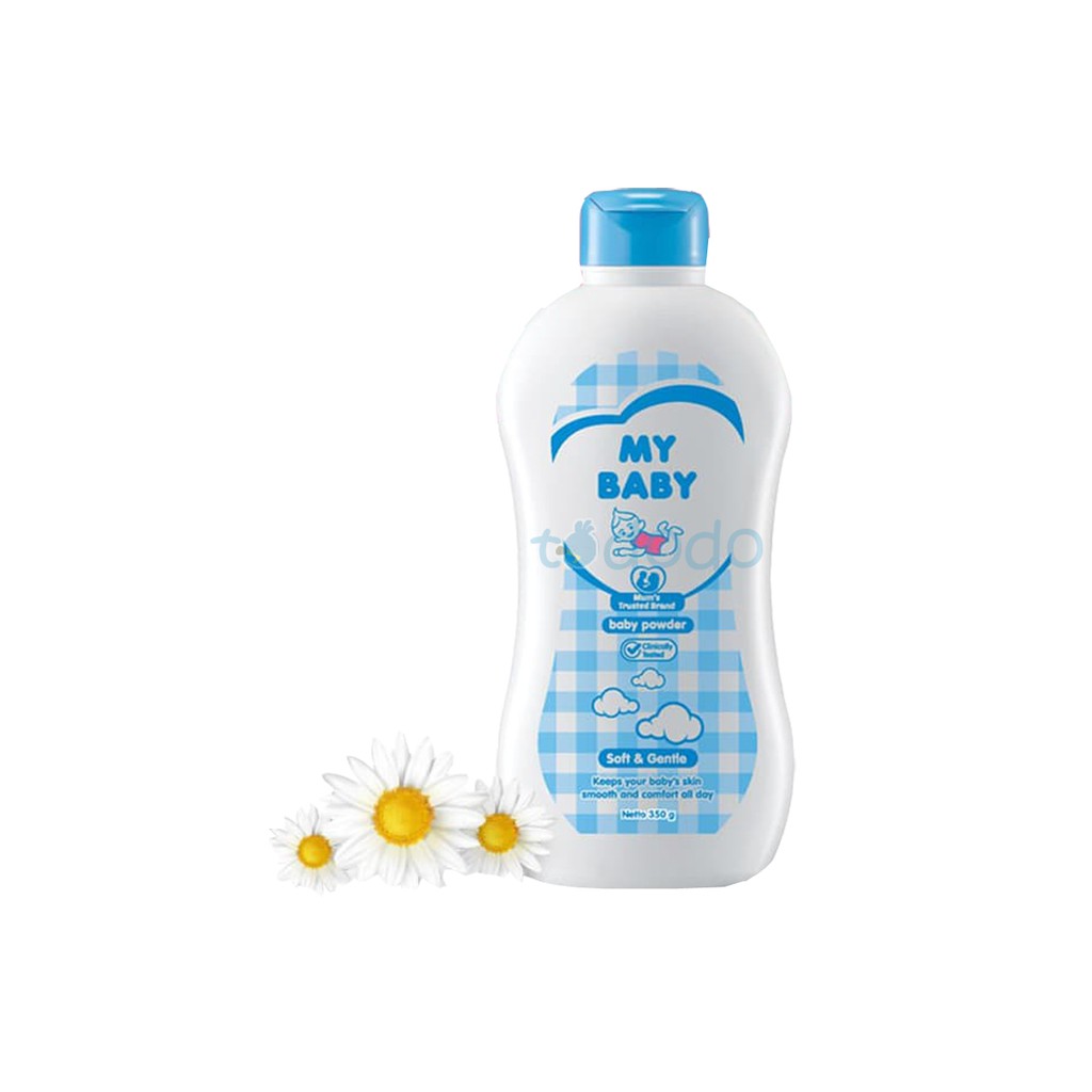 My baby powder soft &amp; gentle 350gr - Bedak bayi