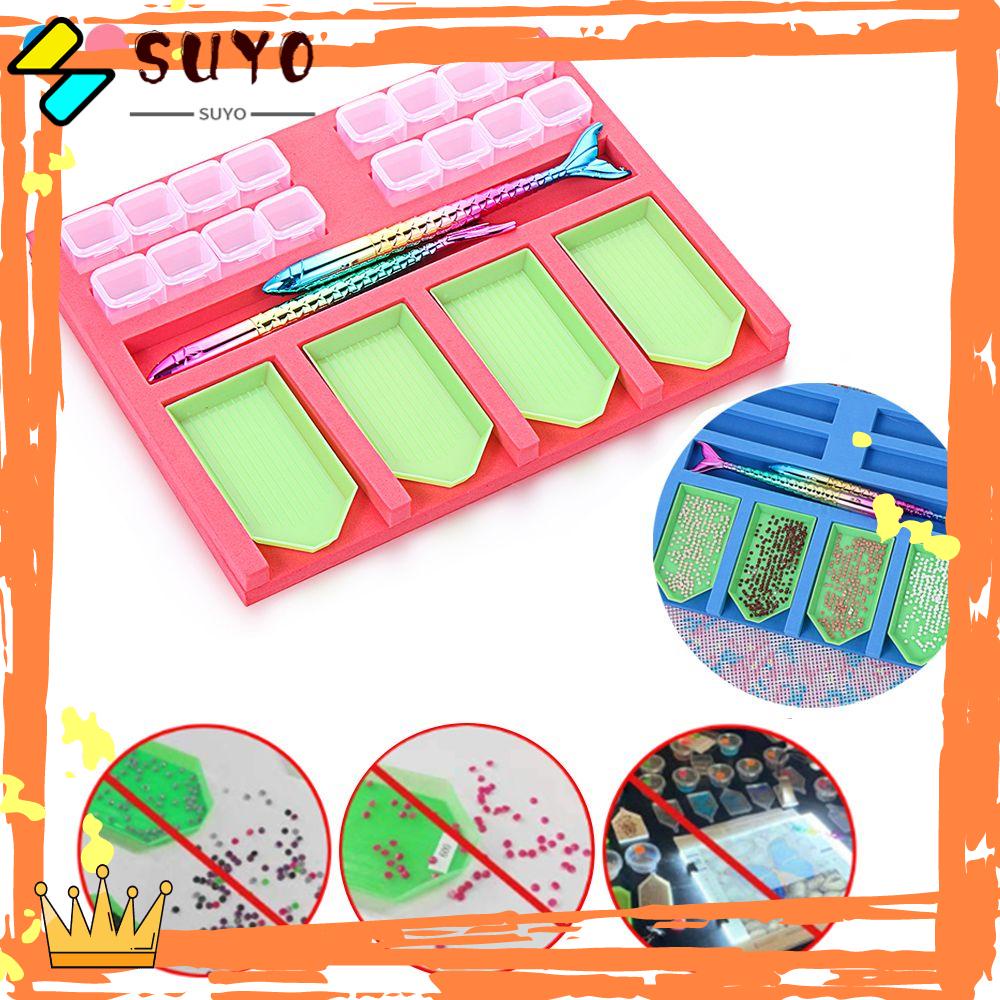 Suyo Kotak Penyimpanan / Organizer Lukisan Diamond Multiboat