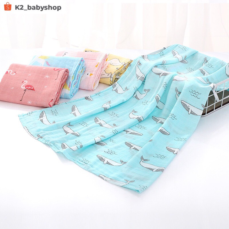 BABY K2 - BABY BLANKET MUSLIN BAMBOO FIBER MEREK CARTERLIEBE KODE 00040