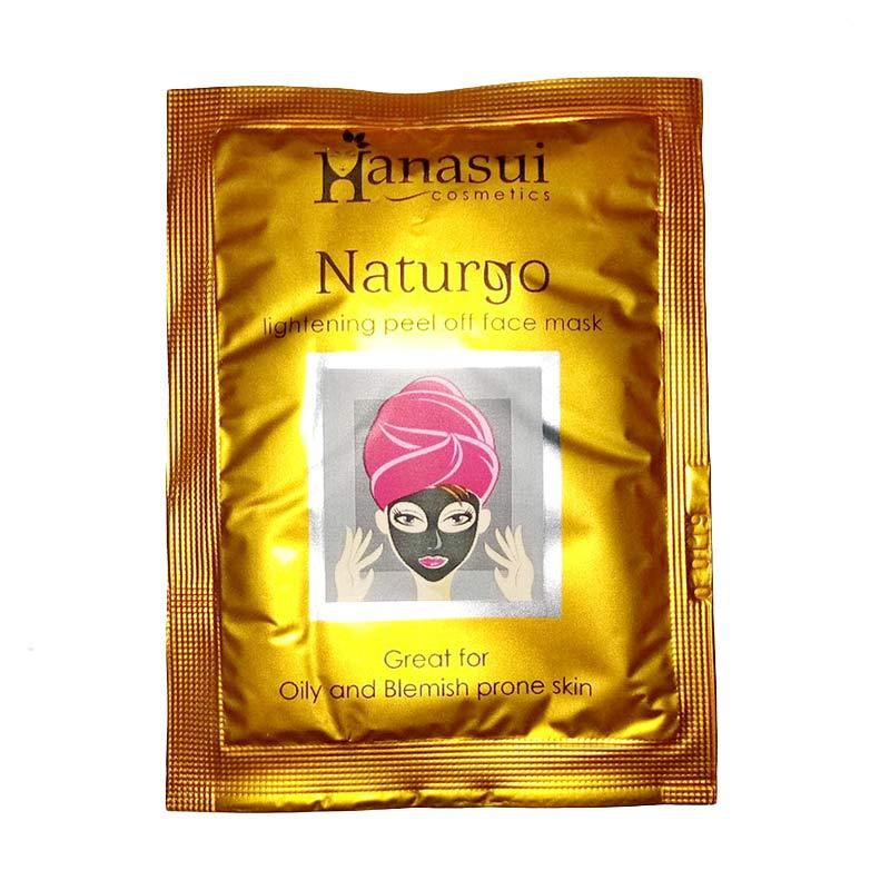 SACHET Hanasui Naturgo   Naturgo BPOM   Masker Lumpur  Masker Hitam