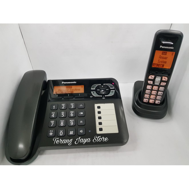 

Telepon Wireless Panasonic KX-TG6461 Answer Machine (2 handset) Hitam