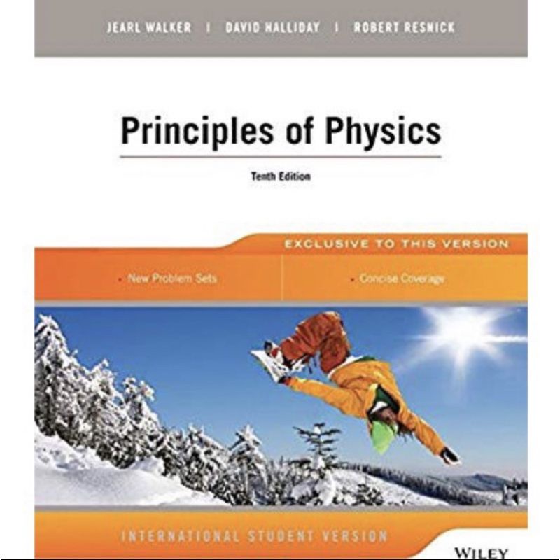 Principles Of Physics 10e Exclusive To This Version - Jearl Walker
