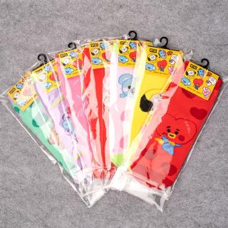 Kpop Bt21 Kaos  Kaki Ankle Motif Print Bts Gaya Korea  Untuk 