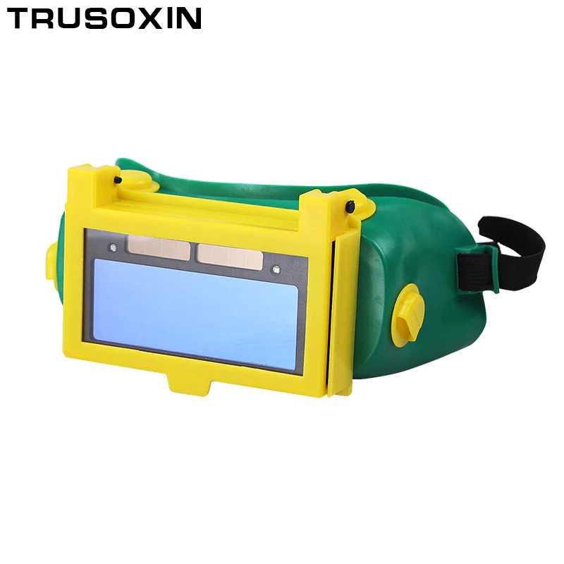 TRUSOXIN Kacamata Las Otomatis Auto Darkening Soldering Googles TX-012