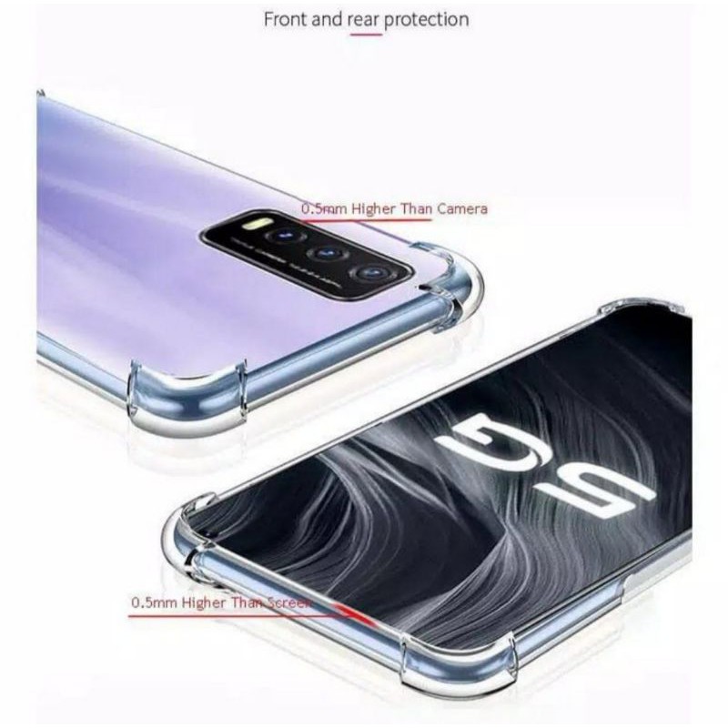 Case Vivo Y20 Y20i Silicon Bening Softcase Transparan Anti crack TPU