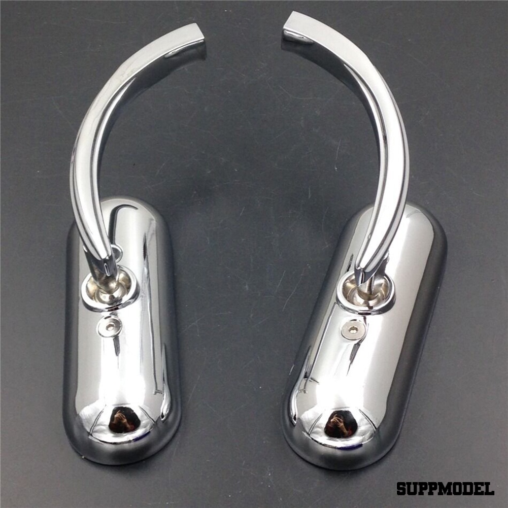 Spm Kaca Spion Samping Kiri Kanan Bentuk Oval Mini Universal Untuk Motor