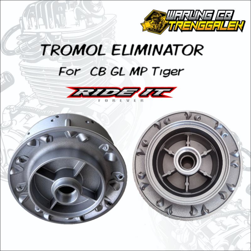 TROMOL BELAKANG KAWASAKI ELIMINATOR TROMOL ELIMINATOR COPY ORIGINAL