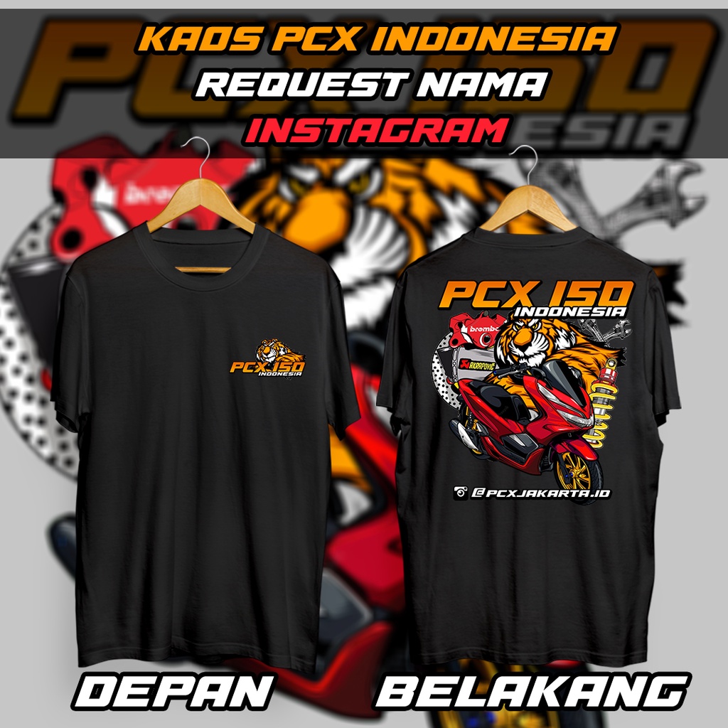 kaos pcx 160 pria terbaru 2022 / baju pcx 160 pria terbaru 2022 / kaos pcx / kaos pcx 150 pria terba