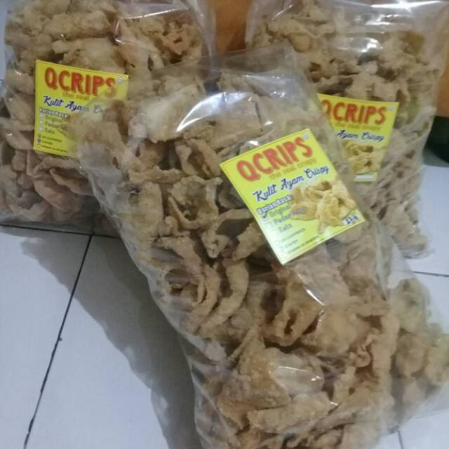 

[BEST SELLER] Kulit Ayam Crispy Qcrips Terlaris