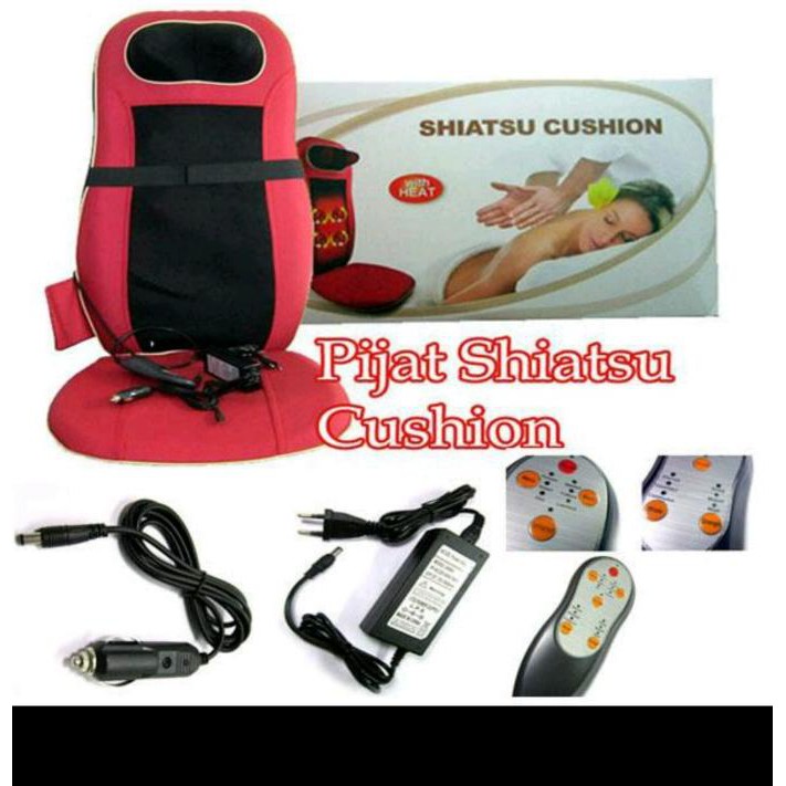 Kursi Pijat Shiatsu Mobil Cushion Kneading Kursi Pijat Rumah Kantor