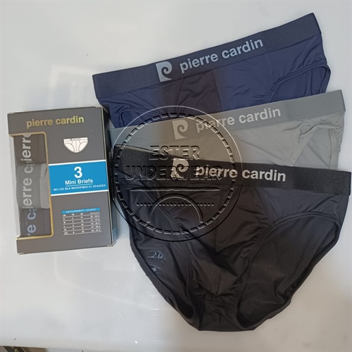 Pierre Cardin Celana Dalam Pria Bahan Ice Silk Microfiber PC 399 isi-3Pcs