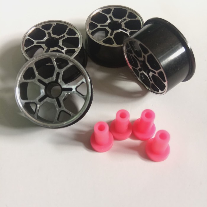 PROMO EKSKLUSIF Rep Tamiya Hg Velg Aluminium Wheel  Velg Alu Bunga M TERBATAS