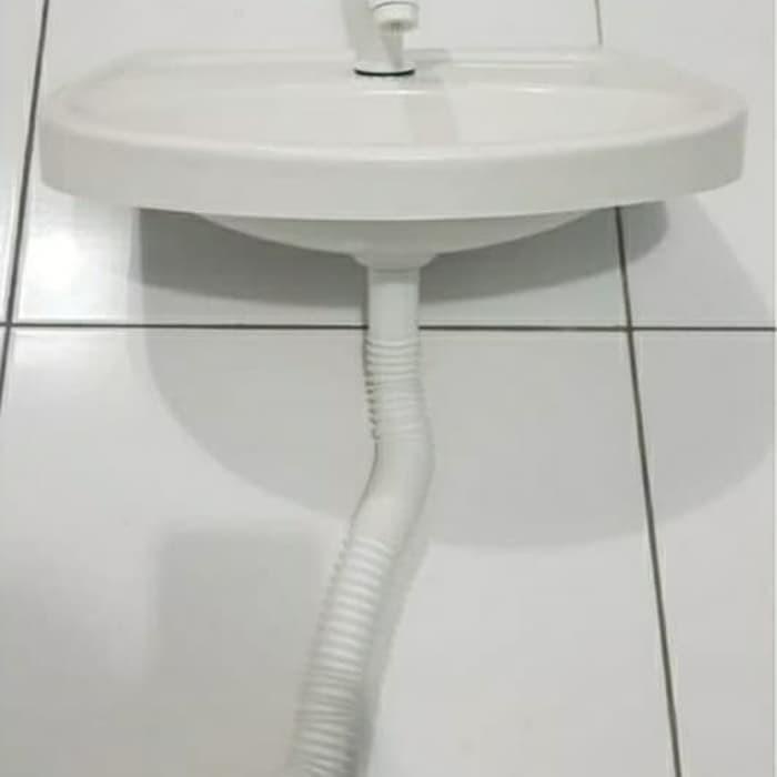 Washtafel Wastafel Plastik Pvc Innoplas Komplit Dengan Avur Dan Selang