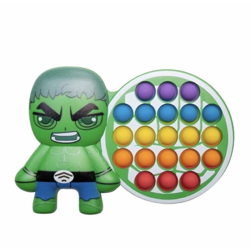 POP IT KARAKTER HULK CAPTAIN AMERICA IRON MAN SPIDERMA-1