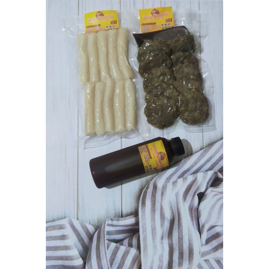 

PAKET PEMPEK PALEMBANG LENJER+KULIT+CUKO 250ML