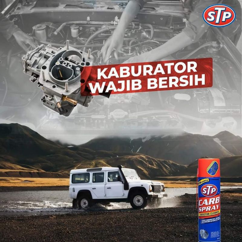 STP Carb Spray Carbu Karbu Cleaner Pembersih Karburator dan Injector 500ML 300ml