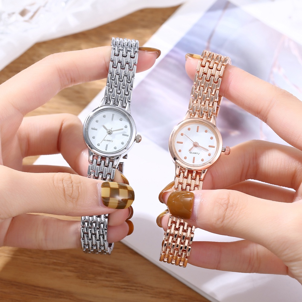 ✅COD [BBS] Jam Tangan WANITA RANTAI Jam Tangan Simple Casual Women/ Small Watch And High  murah W191