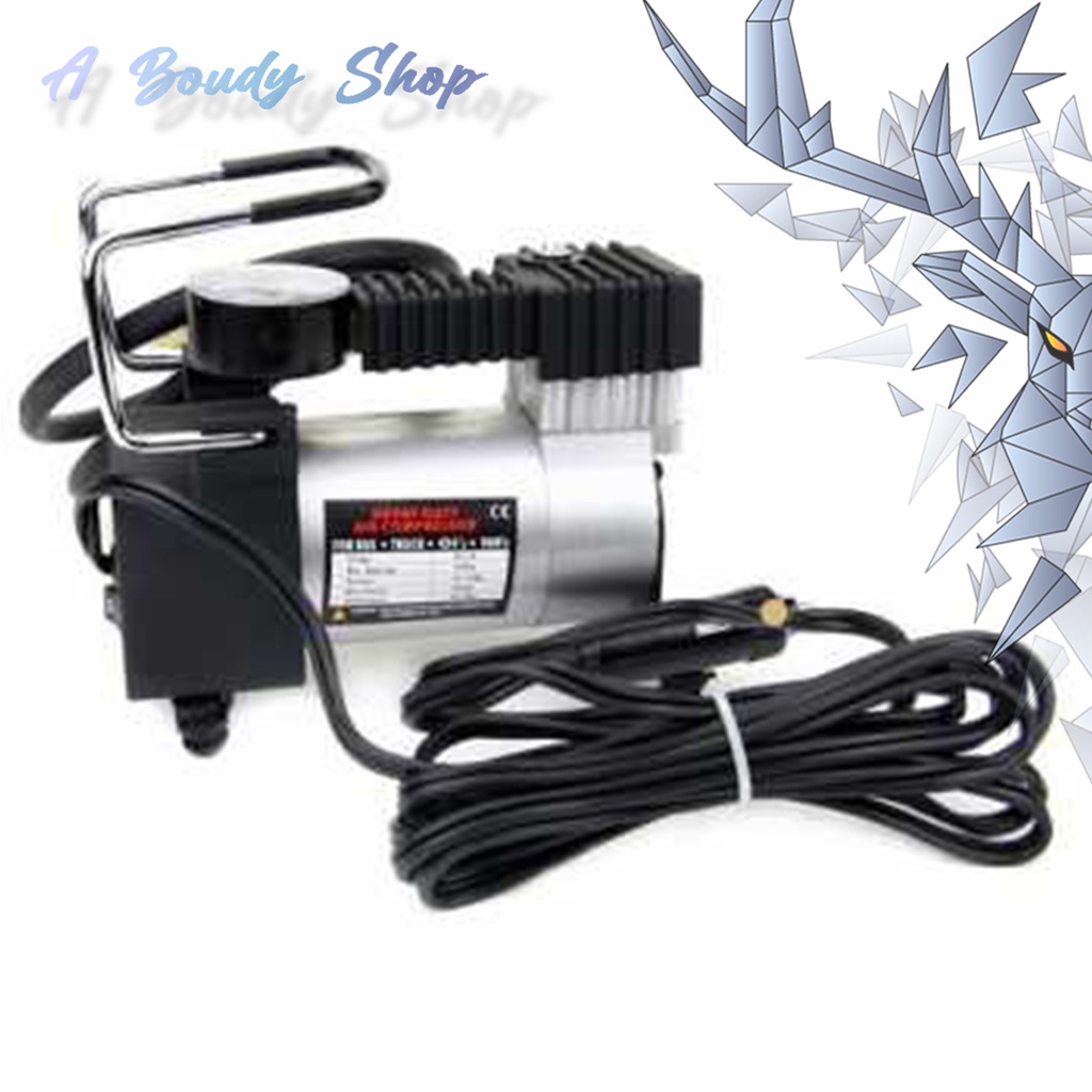 Air Compressor Mini Kompresor Udara Portable Pompa Ban Sepeda Motor Mobil  Cat Air Brush Pengecatan 