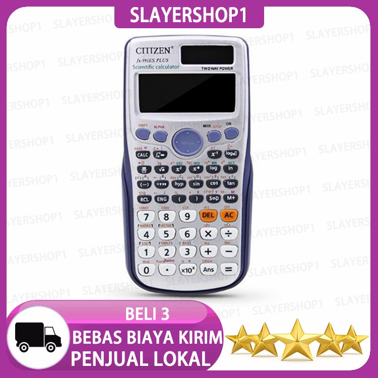 

Slayershop Teknik Kalkulator Ilmiah-417 Fungsi-Intl