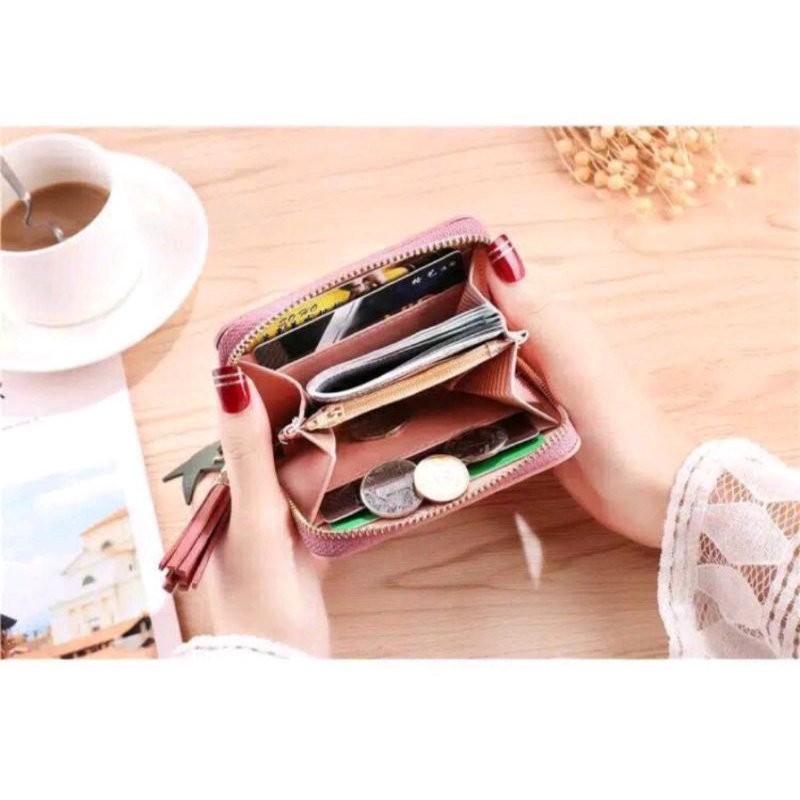 Dompet wanita import resleting forever young trendy