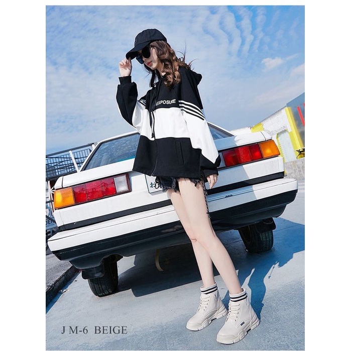 SEPATU BOOTS MISHA FASHION WANITA M-6