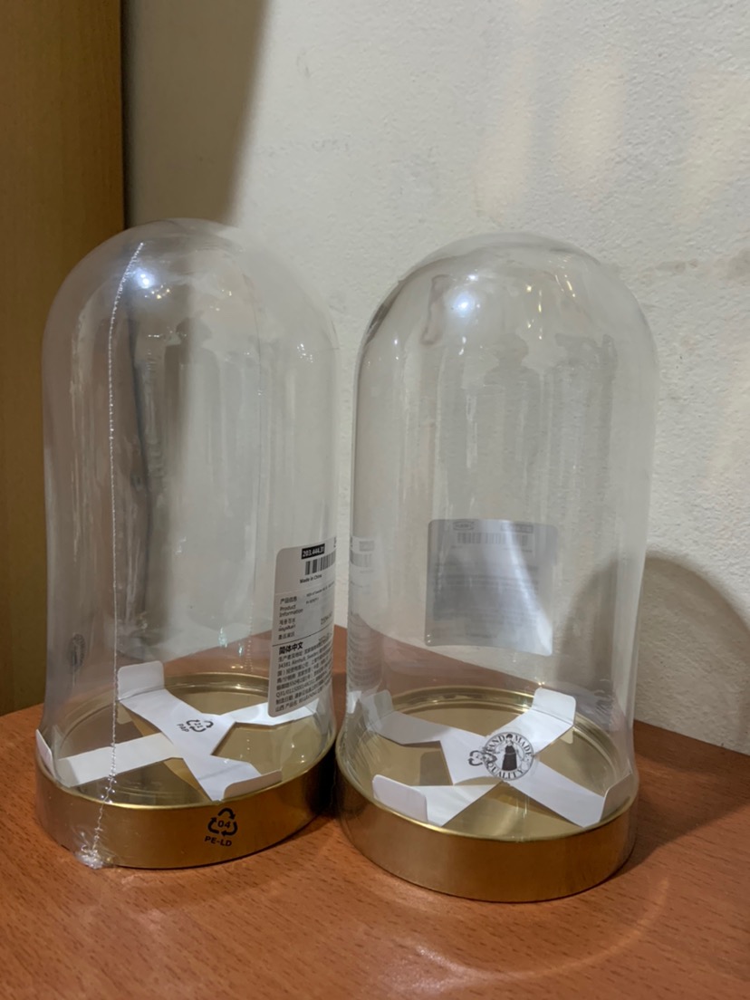 Kubah Display Kaca Atau Kubah Untuk Hiasan Dengan Dasar 19cm Be1997