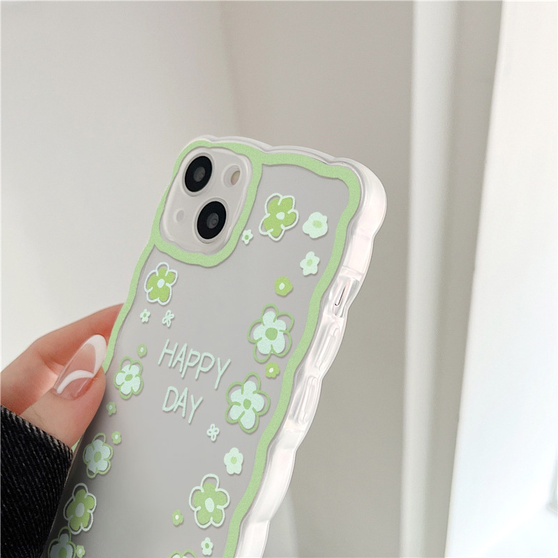 Soft Case Pelindung Lensa Kamera Motif Lukisan Bunga Untuk iPhone 13 Pro Max 11 12 Pro X XS Max 7 8 Plus SE 2020