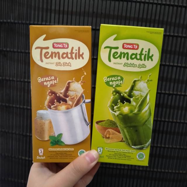 

Tong Tji Tematik Matcha Latte / Teh Tarik