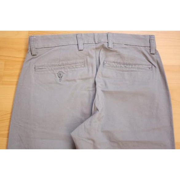 Original Bnwot Old Navy Ultimate Loose Chino Pants - Grey - Abu-Abu Muda, 27 Medanbaiak