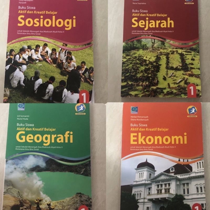 Sejarah, Geografi, Sosiologi, Ekonomi SMA Kelas 10 X Grafindo