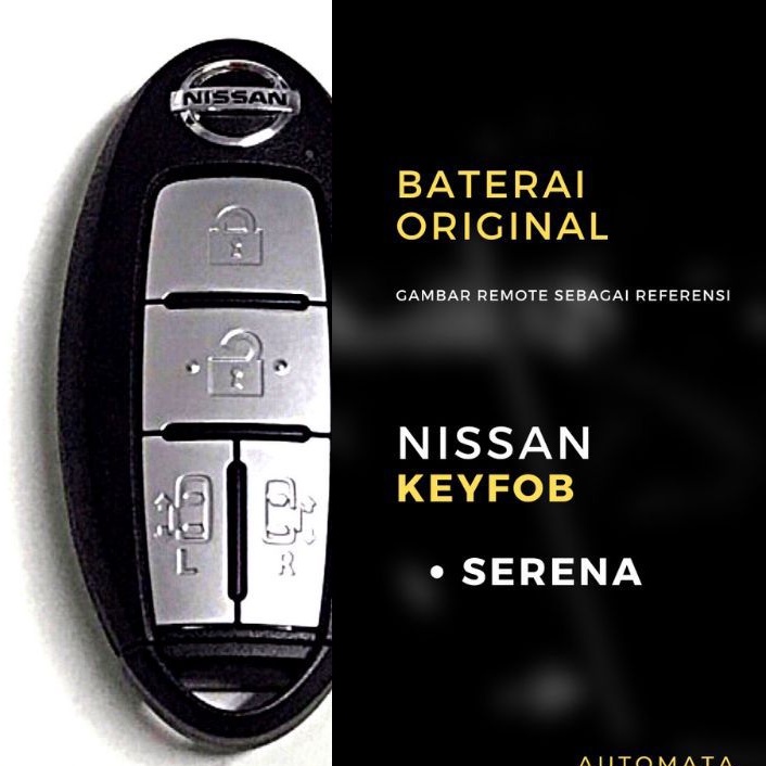 Baterai remote kunci SERENA NISSAN SERENA keyless smartkey mobil nissan serena c27
