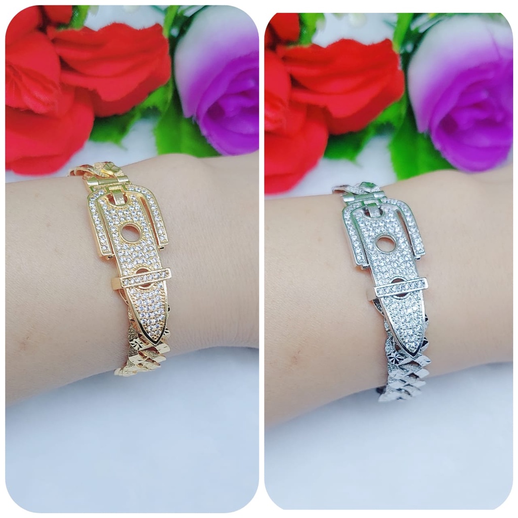 Gelang xuping permata lapis emas perhiasan fashion 0455