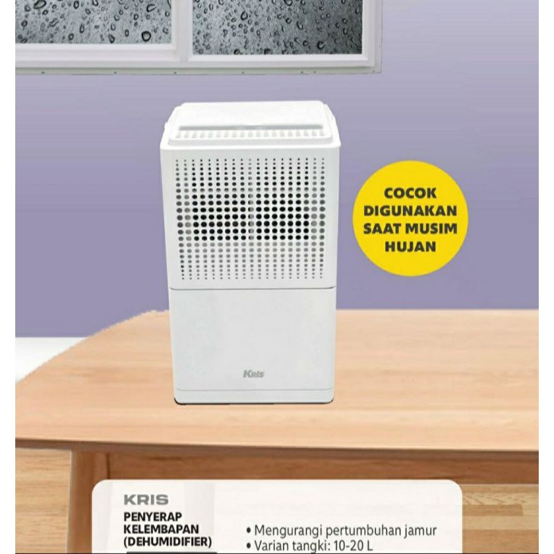 kris dehumidifier alat pengatur kelembaban ruangan 16L