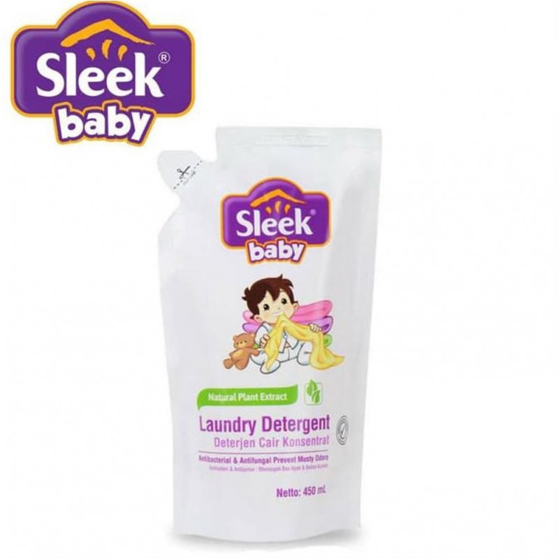 [DTG] Sleek Baby Laundry Detergent 450ml - Deterjen Sabun Cuci Baju Bayi