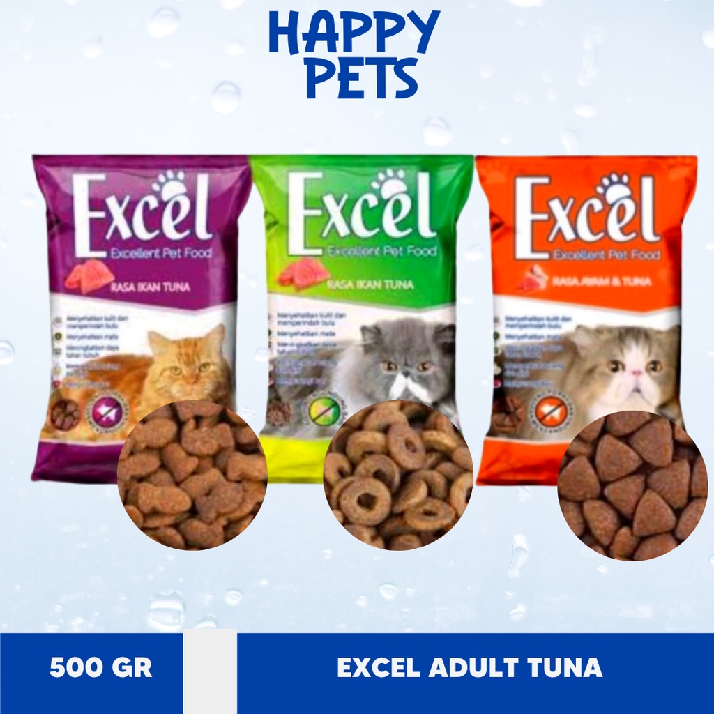 EXCEL TUNA 500 GR BENTUK IKAN SEGITIGA DONAT