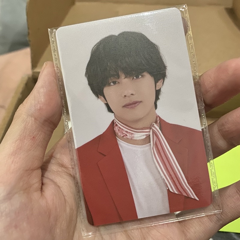 Official BTS V Card Ticket MOTS ON:E Photocard Map Of The Soul Taehyung PC One Concert DVD
