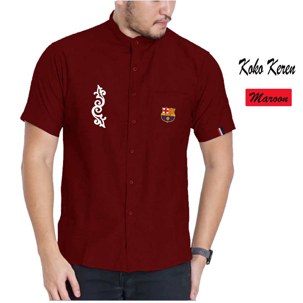 Baju Koko Pria/Kameja Pria Lengan Pendek/Koko Rabbani Original/Kameja Pria Atasan Muslim/Baju Koko D
