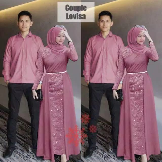 VGN COUPLE LOVISA TERBARU / COUPLE FASHION MUSLIM / COUPLE TERBAIK