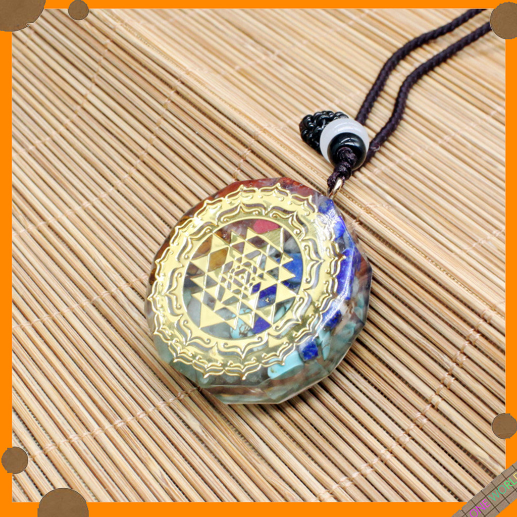 Oneworld Kalung Rantai Liontin 7 Chakra Energi Untuk Meditasiyogahadiah