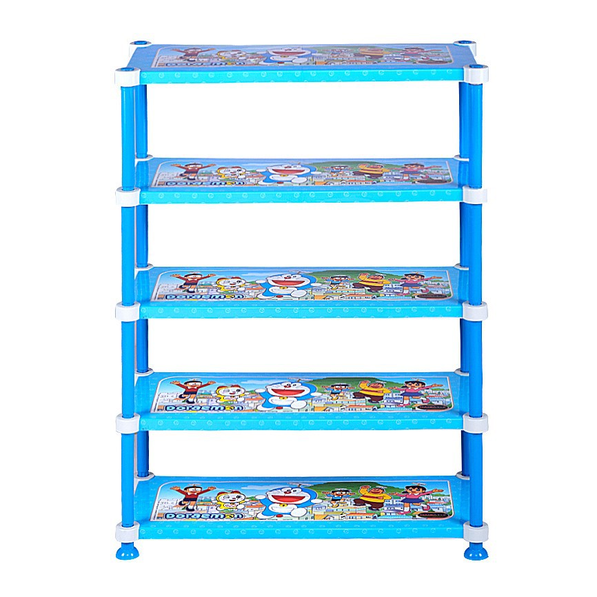 Rak Sepatu / Rak serbaguna Naiba 5 Susun Doraemon